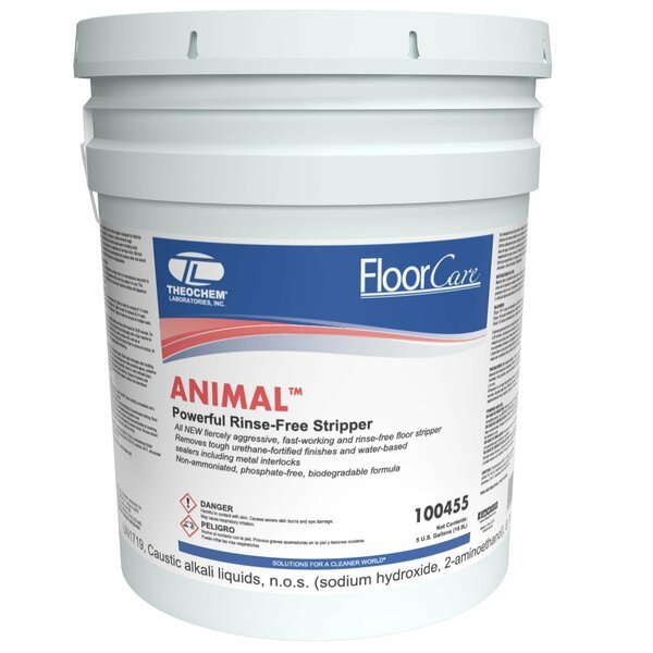 ANIMAL STRIPPER - 5 GAL PAIL, Floor Stripper, Theochem, Mfr#: 100455-99990-1P